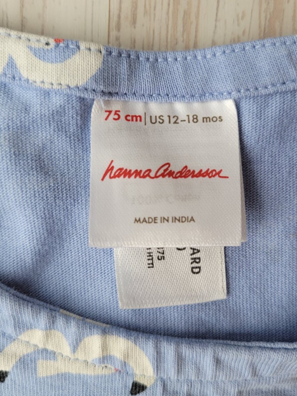 Hanna Andersson Baby Sleeveless Shortie Romper Seaside Seagulls 12-18 months - Picture 4 of 4